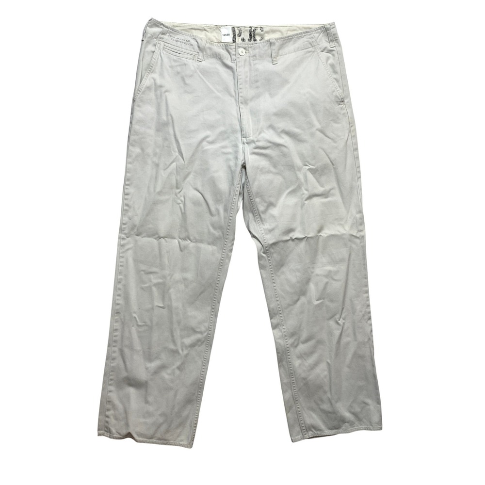 Polo Jeans Co. Pants Men 36x32 Khaki Military Field Issue RL-67 Button Fly